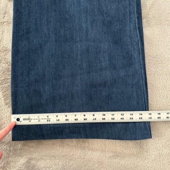 Reiss Super Wide Leg Trouser Jeans Women's US size 10 Belted High Rise - Picture 11 of 11